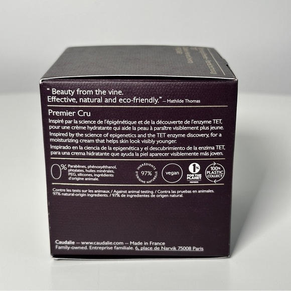 *CAUDALIE Premier Cru Anti-Aging Cream Moisturizer with Hyaluronic Acid - Picture 7 of 9